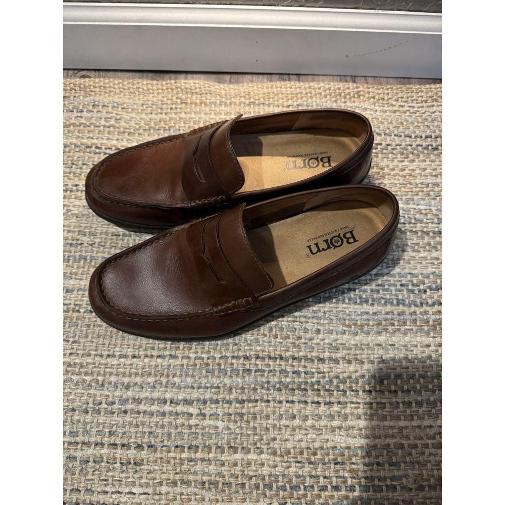 Born Men's Simon Penny Loafers Brown 10.5 In Great Shape